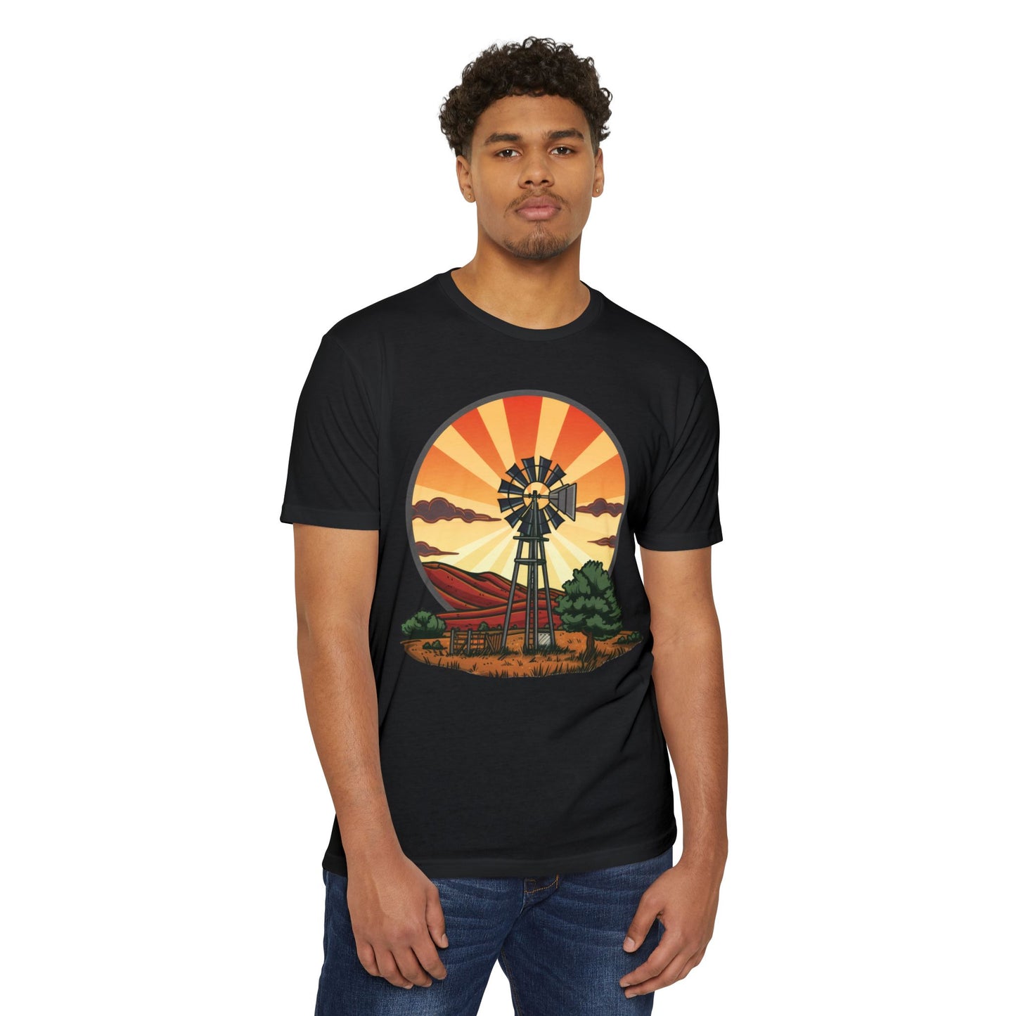 Windmill Sunset 1