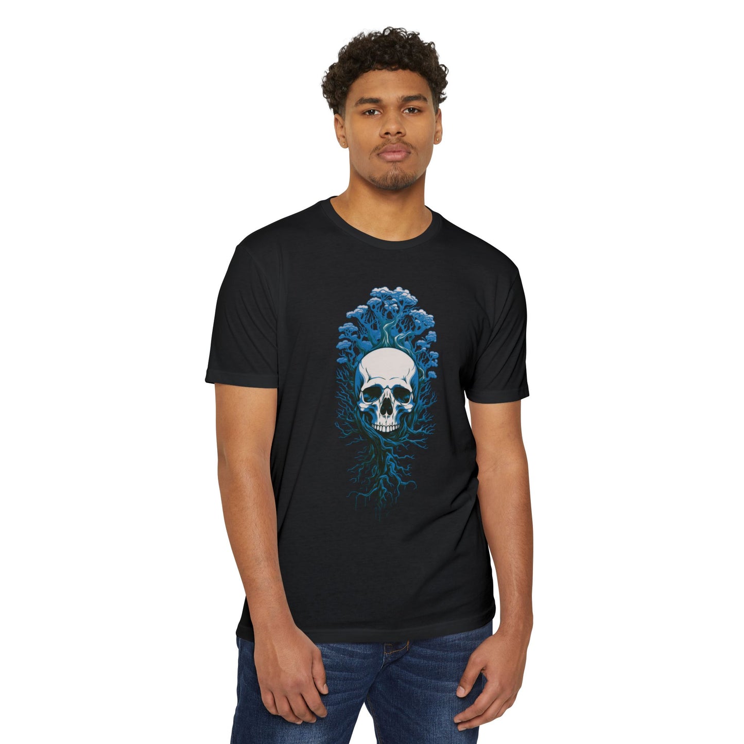 Blue Roots Skull