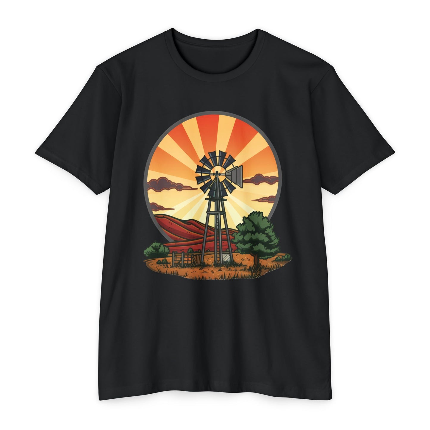 Windmill Sunset 1