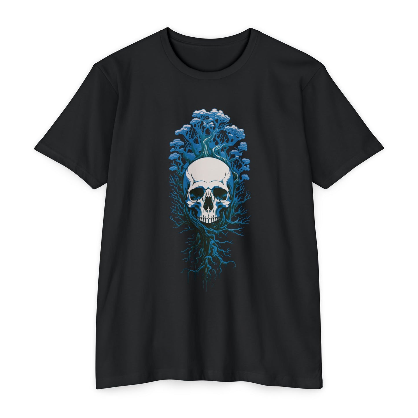 Blue Roots Skull